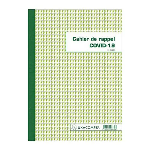 Cahier de rappel Covid-19 pour la restauration photo du produit