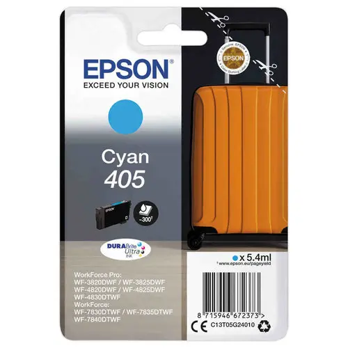 Cartouche Epson 405 cyan photo du produit