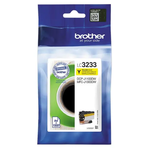 Cartouche BROTHER LC3233Y jaune photo du produit