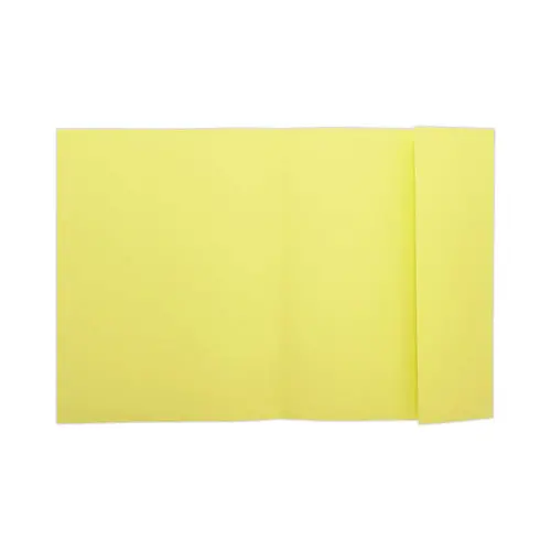 Lot de 100 Chemises 1 rabat 160 g carte qualité supérieure PEFC - couleurs pastel jaune photo du produit