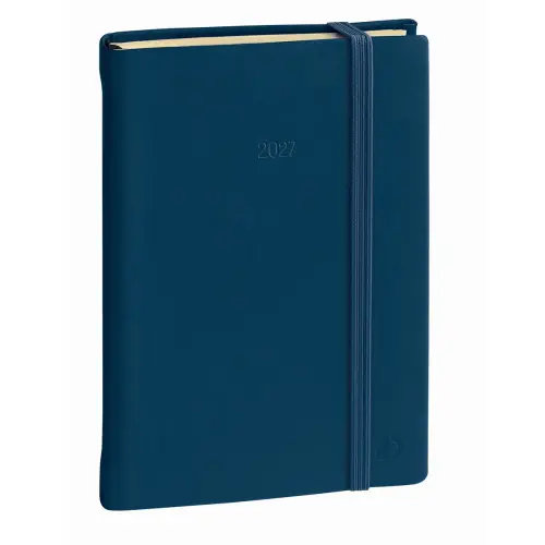 Agenda semainier Silk - 10x15cm - Bleu - Janvier à décembre - QUO VADIS photo du produit