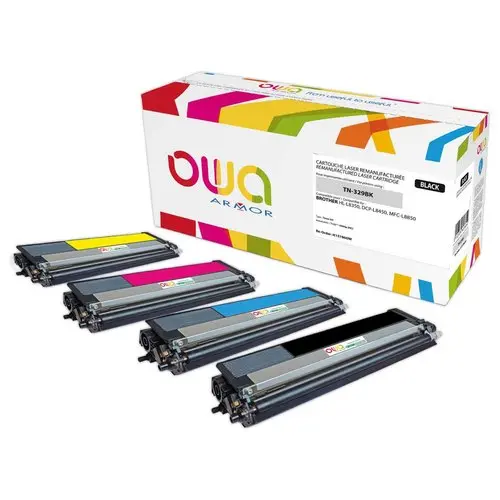 Toner &eacute;q. BROTHER TN-329Y - Haute capacit&eacute; - Jaune - OWA photo du produit