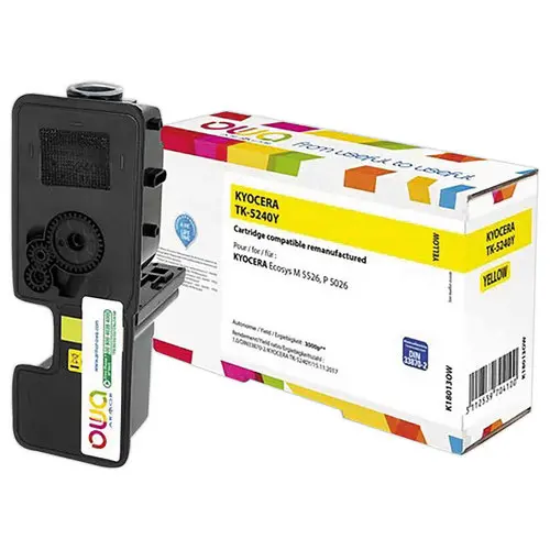 Toner éq. KYOCERA TK-5240 Y - Jaune - OWA photo du produit