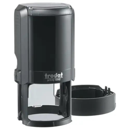 Timbre personnalisable Printy 4642 - Noir - Ø 42 mm - 8 lignes max. photo du produit