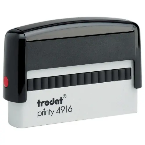 Timbre Printy personnalisable 4916 - Noir - 70 x 10 mm - 2 lignes max photo du produit