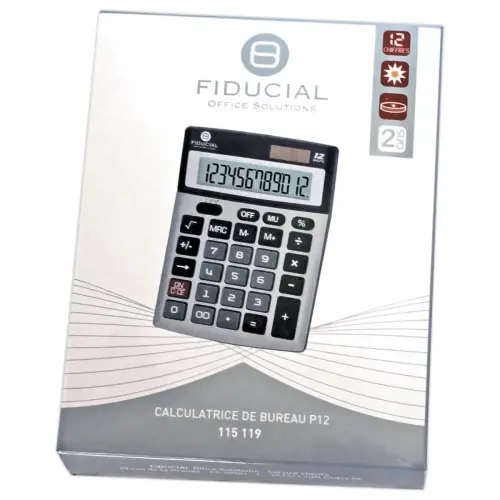 Calculatrice de bureau P12 - Fiducial photo du produit