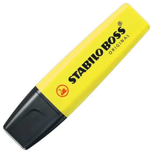 Surligneur Boss Original - Jaune - STABILO photo du produit