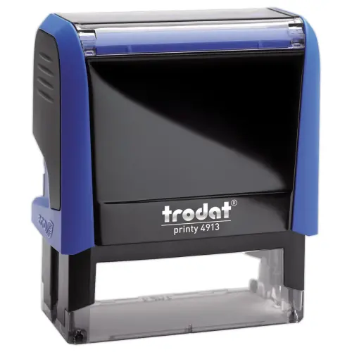 Timbre personnalisable Printy 4913 - Encre bleue - 6 lignes max - Trodat photo du produit