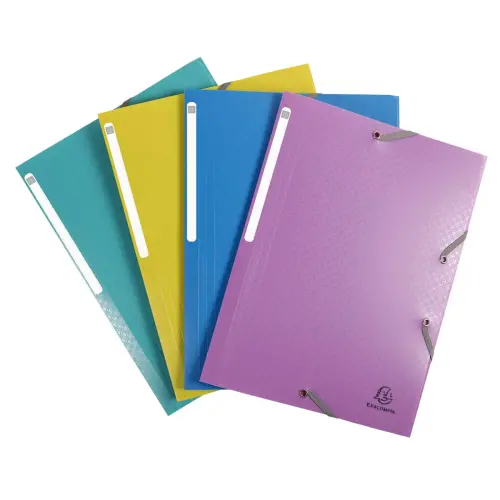 4 Chemises à élastiques 3 rabats - PP Forever Young - assortis - Exacompta photo du produit