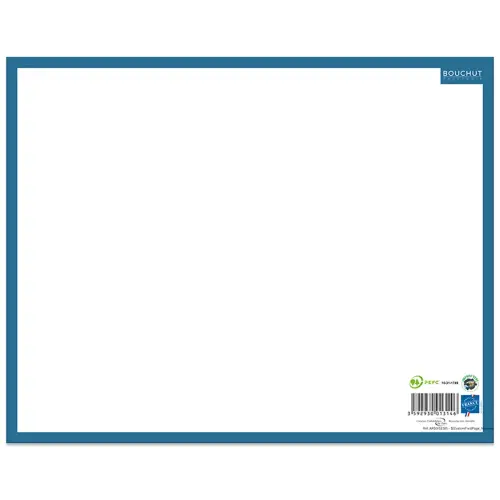 Ardoise effa&ccedil;able &agrave; sec - 21 x 26,5 cm - 5 x 5/Unie - Bouchut photo du produit