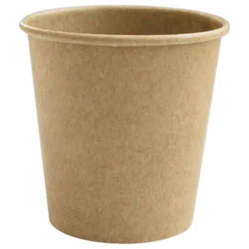 120 Gobelets bruns en carton kraft - 10 cl photo du produit