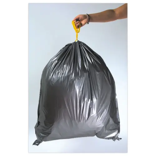 500 Sacs poubelles &agrave; liens coulissants - 50 L photo du produit