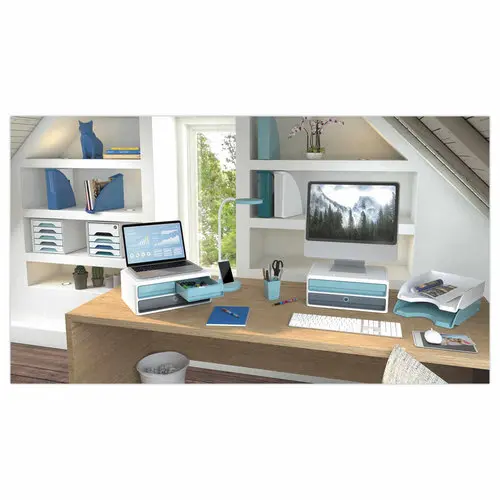 Module 2 tiroirs MOOVUP RIVIERA avec poign&eacute;es - CEP photo du produit