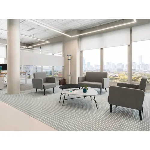 Table basse gigogne 93 cm blanche photo du produit