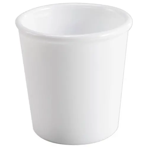 Carton de 12 Tasses à café en verre opale 9,5 cl. H.: 6 cm. Ø : 6 cm - Blanc photo du produit