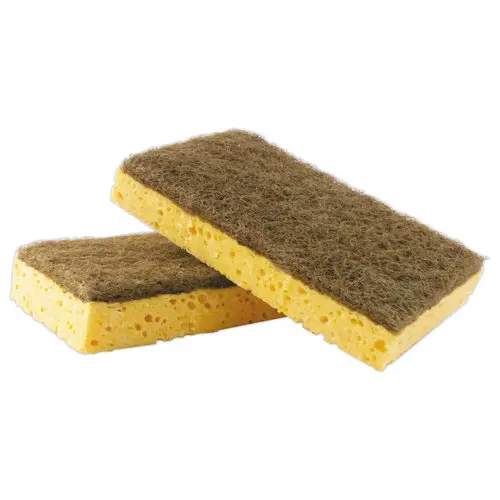 2 Eponges grattantes &eacute;cologiques surfaces d&eacute;licates photo du produit