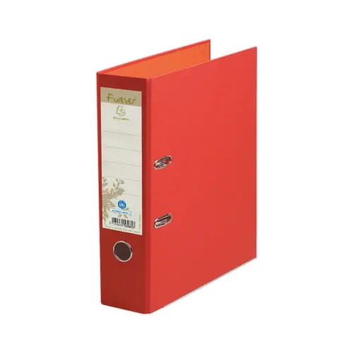 Classeurs &agrave; levier Forever   - Dos 8 cm rouge - Exacompta photo du produit