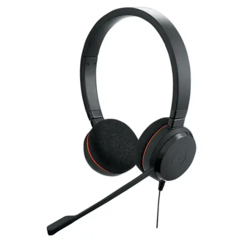 Casque t&eacute;l&eacute;phonique filaire Jabra - Evolve 20 MS USB-A - 2 &eacute;couteurs photo du produit