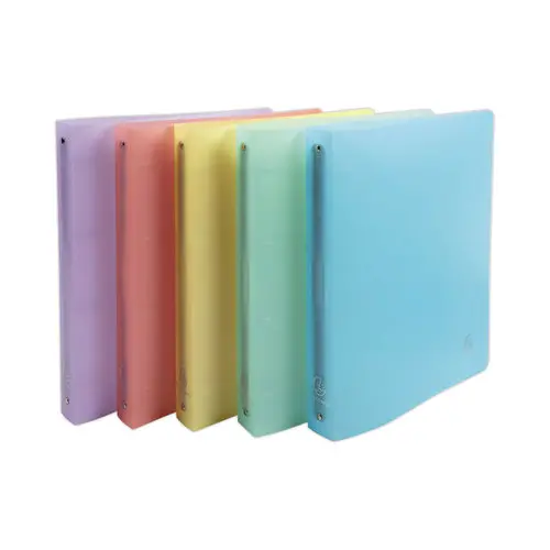 Classeur polypropylène Chromaline pastel A4 maxi - 4 anneaux - EXACOMPTA photo du produit
