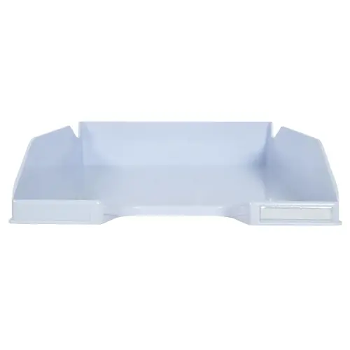 Corbeille à courrier Aquarel superposable - Bleu clair - Exacompta photo du produit