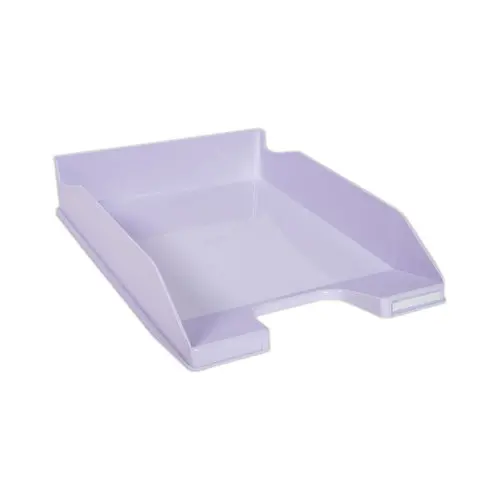 Corbeille à courrier superposable Aquarel – Lilas – EXACOMPTA photo du produit