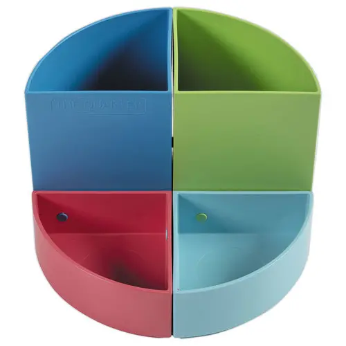 Pot à crayons 4 compartiments modulables certifié Climate Neutrale photo du produit