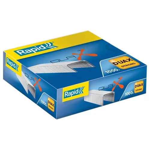 1000 Agrafes DUAX pour agrafeuses grande capacit&eacute; - Rapid photo du produit