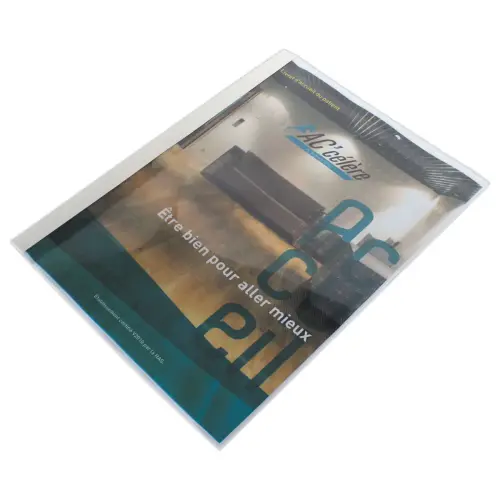 100 Chemises dos pr&eacute;-encoll&eacute; A4 photo du produit