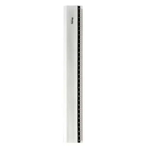 Règle plate aluminium - 30 cm - Wonday photo du produit