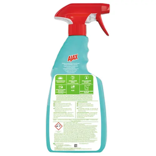 Vaporisateur Ajax v&eacute;g&eacute;tal salle de bains 500ml photo du produit