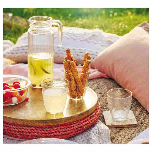 6 Carafes en verre 1,1 litre photo du produit