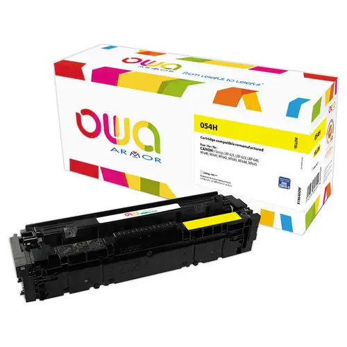 Toner éq. CANON 054H - Haute capacité - Jaune - OWA photo du produit