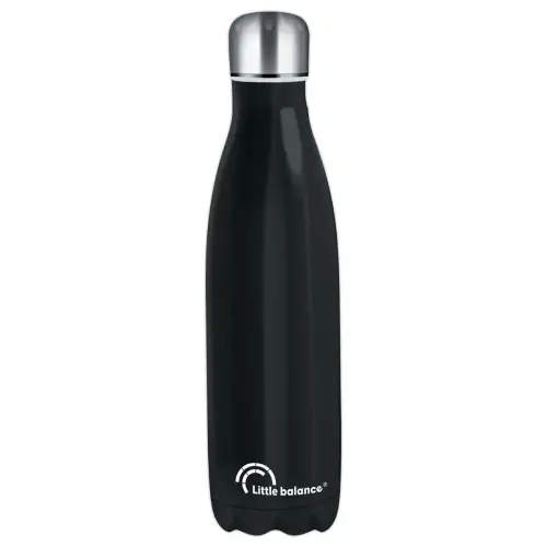 Bouteille isotherme inox 50 cl, coloris noir photo du produit
