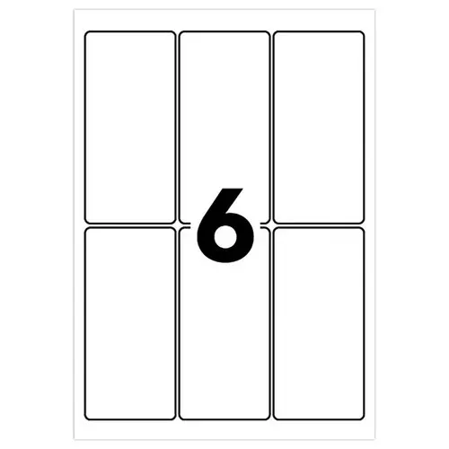 Etui de 96 étiquettes autocollantes 97x46 mm photo du produit