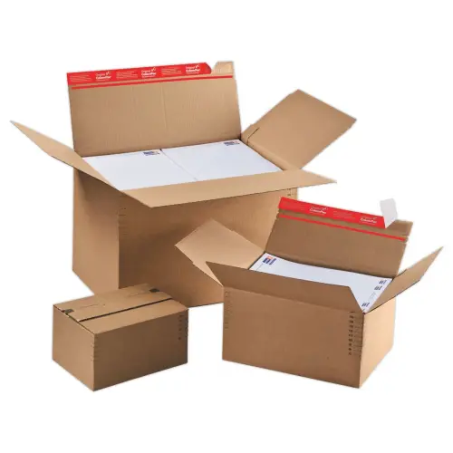 10 Cartons &agrave; hauteurs variables L22,9x l16,4xH5 &agrave; 11,5 cm photo du produit
