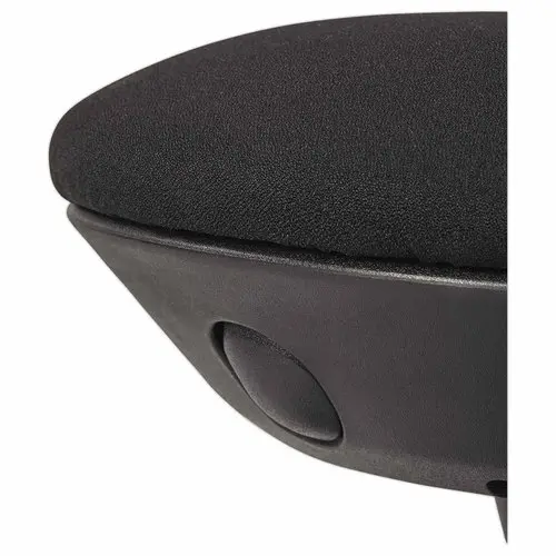 Tabouret ergonomique &agrave; bascule noir avec roulettes photo du produit