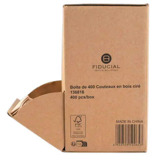 400 Couteaux en bois ciré - DUNI photo du produit