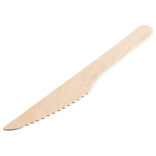 400 Couteaux en bois ciré - DUNI photo du produit