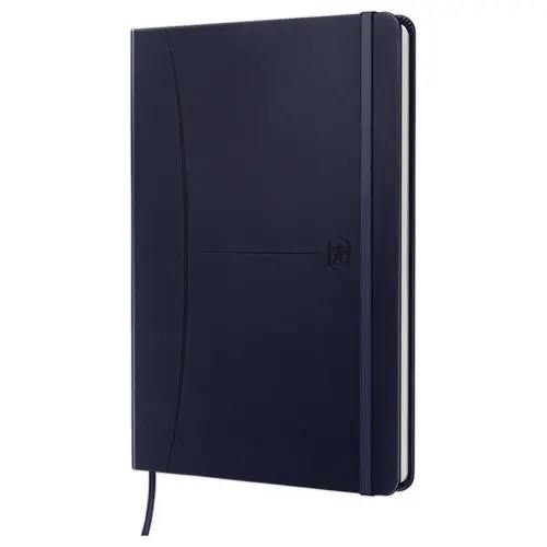 Cahier Signature broché A5 160 pages 5x5. Bleu photo du produit