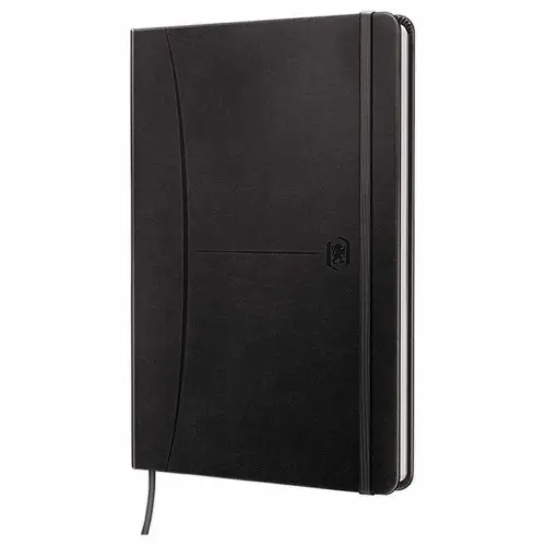 Cahier Signature broché A5 160 pages ligné. Noir photo du produit