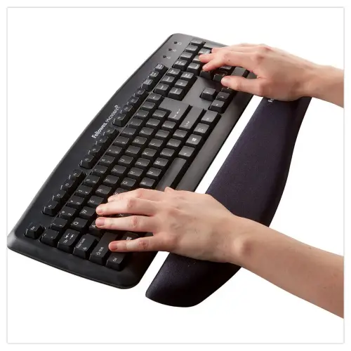 Repose poignet clavier PlushTouch - Noir - Fellowes photo du produit