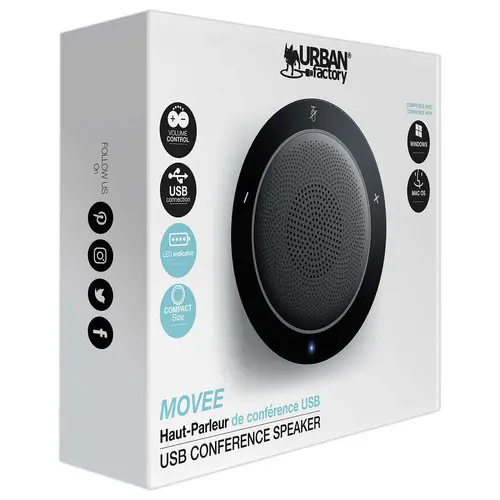 Haut-parleur de conf&eacute;rence USB MOVEE photo du produit