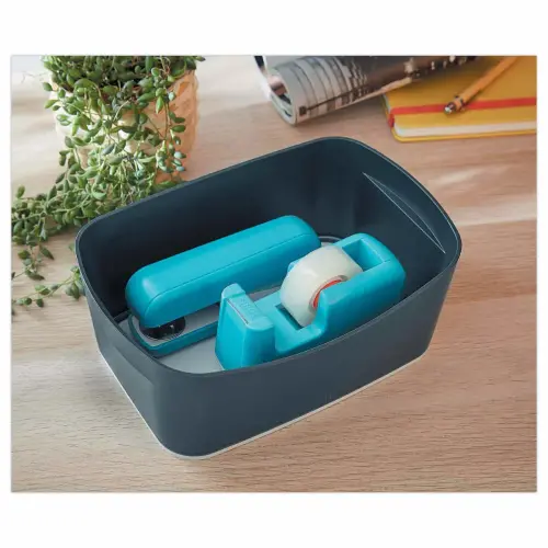 Boîte de rangement sans couvercle MyBox Cosy - Gris - Leitz photo du produit