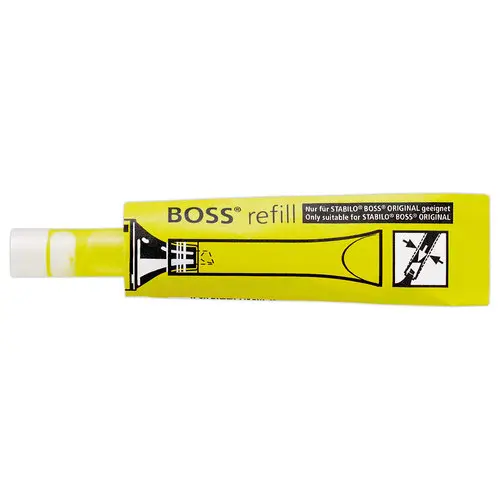 Recharge BOSS ORIGINAL - Jaune - STABILO photo du produit