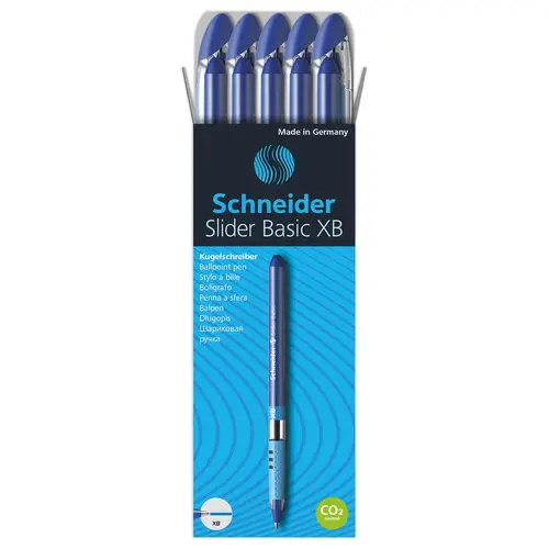 Stylo-bille Slider Basic XB - bleu - SCHNEIDER photo du produit