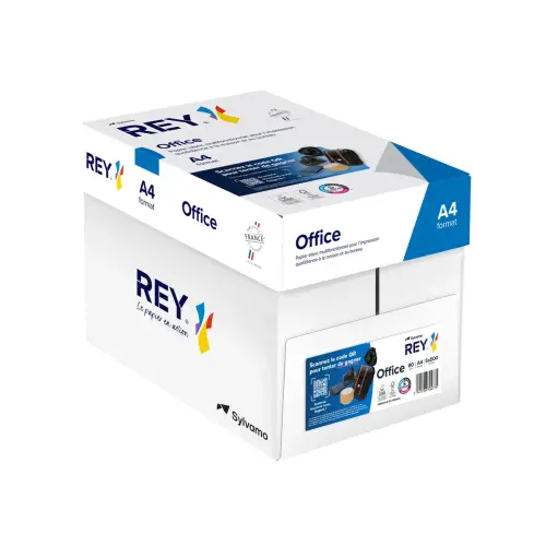 5 Ramettes de papier blanc - A4 - 80g - REY photo du produit