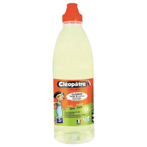 Colle liquide lavable à l'eau - 1 kg - Bleu - Cléopâtre photo du produit