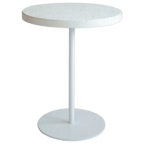 Table haute H110 recycl&eacute;e MAHAUT  &oslash;64mm d&eacute;cor FLOREAL photo du produit
