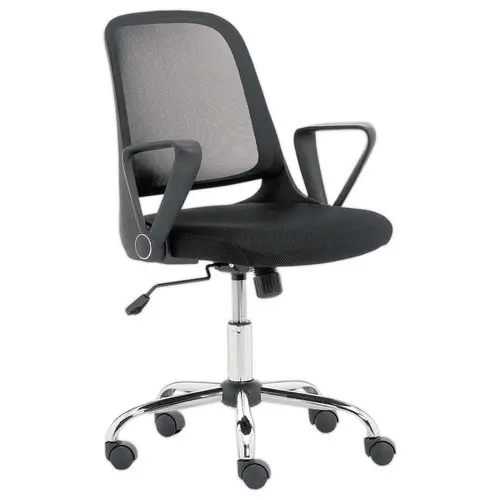 Siège de bureau à mécanisme basculant centré Try - Noir photo du produit