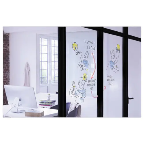 Marqueur surface en verre effa&ccedil;able EDDING 95 - Pointe ogive photo du produit